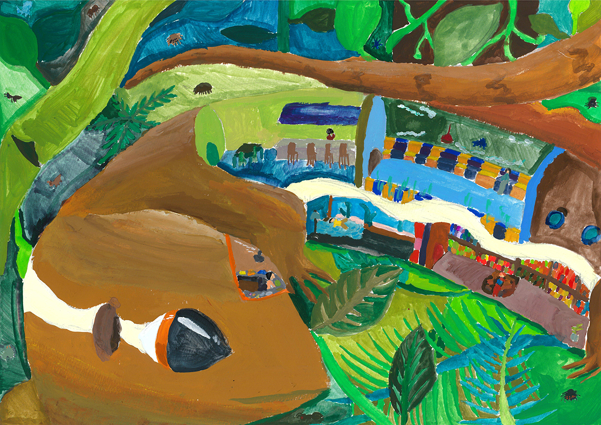 森のカナヘビハウス