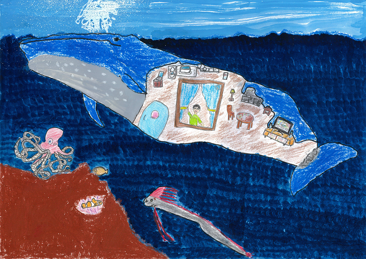海を旅するクジラのおうち